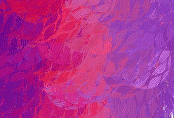 Dark Purple, Pink vector template with chaotic shapes.