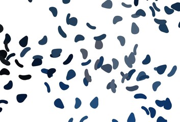 Light BLUE vector backdrop with abstract shapes.