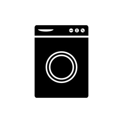 washing machine flat icon illustration
