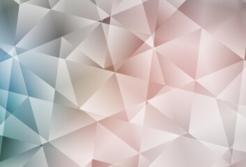 Fototapeta premium Light Pink, Green vector abstract mosaic backdrop.