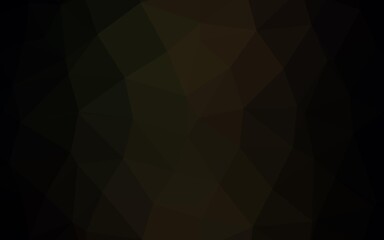 Fototapeta premium Dark Black vector polygonal background. Colorful illustration in abstract style with gradient. Elegant pattern for a brand book.