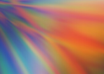 Light Blue, Yellow vector blurred shine abstract template. Creative illustration in halftone style with gradient. The elegant pattern for brand book.