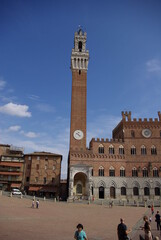 Fototapeta premium City tour in Siena, italy. 