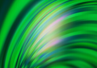 Light Green vector background with lava shapes. Creative illustration in halftone marble style with gradient. Marble style for your business design.