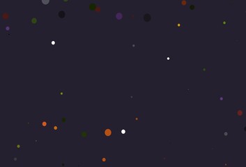 Light Multicolor, Rainbow vector texture with disks.