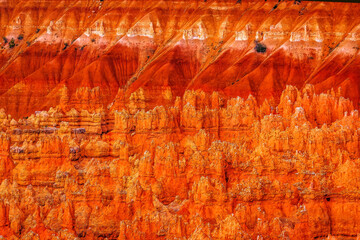 Amphitheater Abstract Hoodoos Bryce Canyon Utah