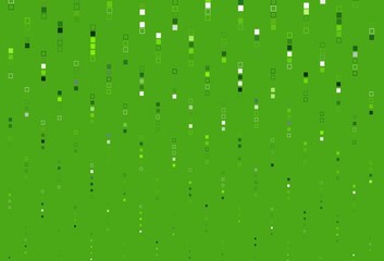 Light Green vector background with rectangles.