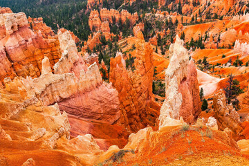 Amphitheater Hoodoos Bryce Point Bryce Canyon National Park Utah