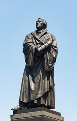Monument to Martin Luther in Dresden
