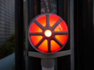 赤いランプ