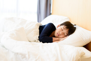 Young boy sleeping