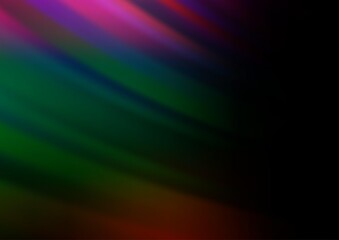 Dark Multicolor, Rainbow vector texture with colored lines. Decorative shining illustration with lines on abstract template. Smart design for your business advert.