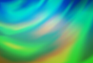 Light Blue, Green vector blurred pattern.