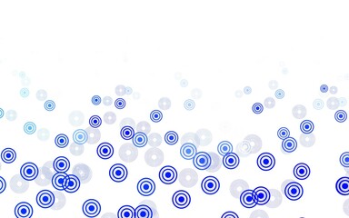 Light BLUE vector backdrop with dots.