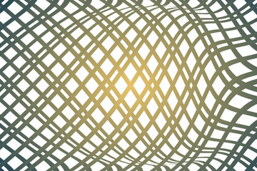 Vector Minimal abstract wavy line colorful gradient dark background. Colorful wavy lines pattern. Opart stripes. Modern waves, geometric line stripes. Usable for background card, banner, cover, etc