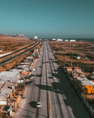 La carretera de el norte de Mexico.