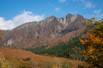 Fototapeta na wymiar 鳥取県　大山の紅葉