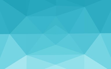 Light BLUE vector abstract polygonal cover. Colorful illustration in abstract style with gradient. The best triangular design for your business.