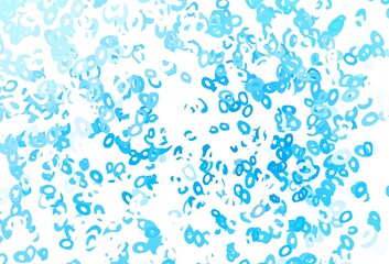Light Blue, Yellow vector layout with circle shapes.