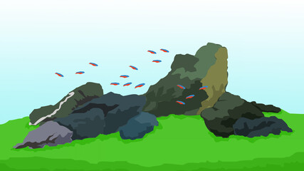 Aquascape Iwagumi Style