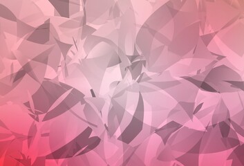 Light Pink, Yellow vector texture with abstract poly forms.
