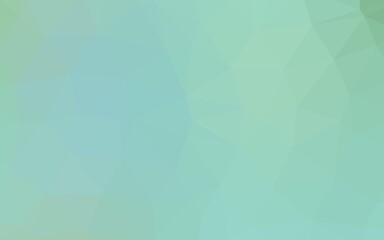 Fototapeta premium Light Green vector triangle mosaic template. An elegant bright illustration with gradient. Polygonal design for your web site.