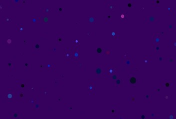 Light Pink, Blue vector layout with circle shapes.