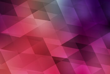 Light Pink, Red vector background with rectangles.