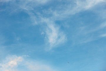 blue sky background with white clouds