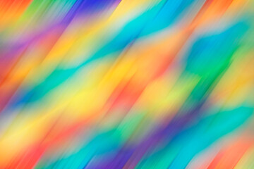Abstract blurry image of light and rainbow colorful bokeh background.