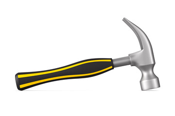 hammer on white background. Isolated 3D illustration