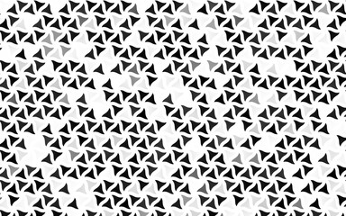 Light Silver, Gray vector seamless pattern in polygonal style. Modern abstract illustration with colorful triangles. Template for business cards, websites.