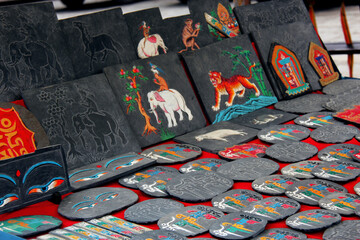 Buddhism Stone Icon in Tibet