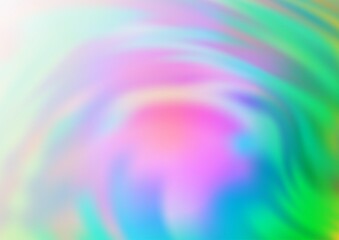 Light Multicolor, Rainbow vector abstract blurred template. Shining colorful illustration in a Brand new style. The best blurred design for your business.