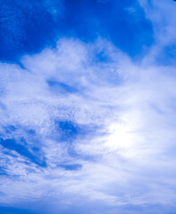 blue sky with clouds