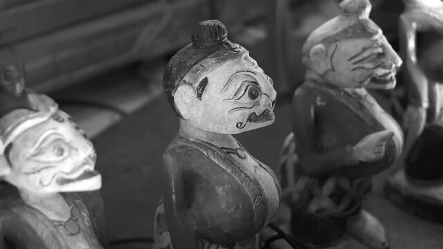 statue of a person or Bagong in Javanese Culture