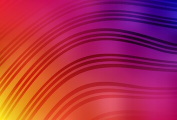 Obraz premium Light Pink, Yellow vector background with lines.