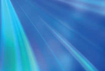 Light BLUE vector blurred shine abstract template.