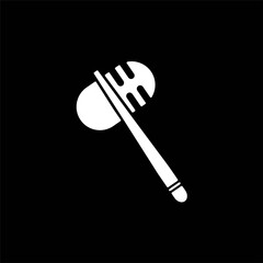 Microphone  logo design  Vector Image