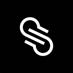 initial S logo Icon , letter s