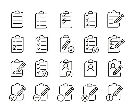 Simple Set Of Register  Related Outline Icons. Elements For Mobile Concept And Web Apps. Thin Line Vector Icons For Website Design And Development, App Development. Premium Pack.