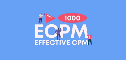 ECPM effective cpm. Distribution corporate business of technology profitable trade and successful financial income protection of retail product industrial loans and countering vector crisis.