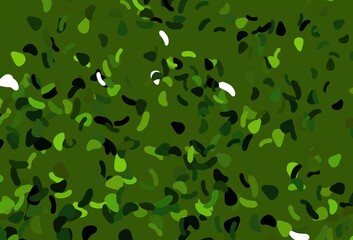 Light Purple vector pattern with chaotic shapes.