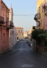 Milazzo - Via San Domenico all'alba