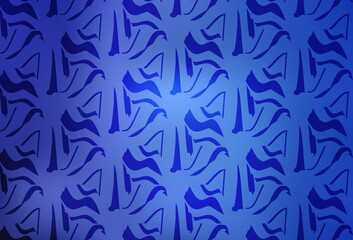 Light BLUE vector background with triangles. Glitter abstract illustration with triangular shapes. Template for wallpapers.