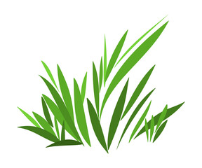 Simple stylized green grass