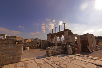 Aziz Jean Bazilikası, Efes antik kenti 20 Ocak 2020 / İzmir / Türkiye