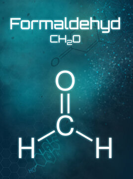 Chemische Formel von Formaldehyd