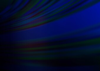 Dark BLUE vector glossy abstract template. Creative illustration in halftone style with gradient. The background for your creative designs.