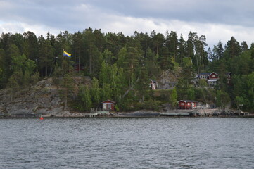 The stunning islands and ocean in the Stockholm Archipelago (Skärgård) in Sweden